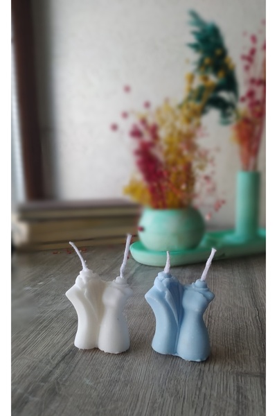 HogART Design Gelin Damat Silikon Mum Kalıbı
