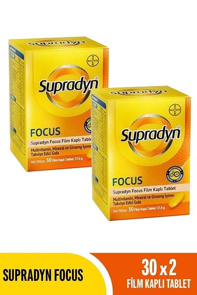 Supradyn Focus 30 Tablet - Pack of 2