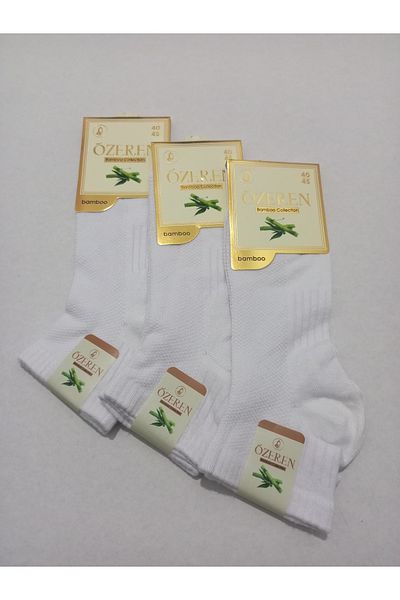 Özeren Çorap MEN'S BAMBOO WASHED SEAMLESS SOCKS 3-PACK