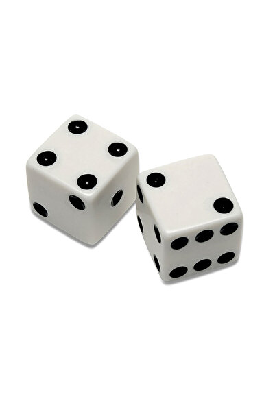 Star Tavla Zarı Ithal 10x10 Mm 2 Çift 4 Zar