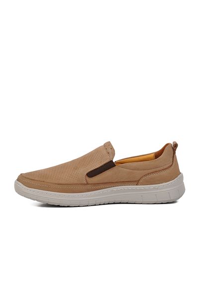 AYAKMOD Ανδρικά παπούτσια casual 809 Sand Nubuck από γνήσιο δέρμα