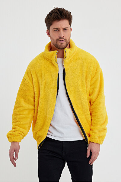 kef clothing KEF - UNISEX BASIC FERMUARLI PELUŞ HIRKA