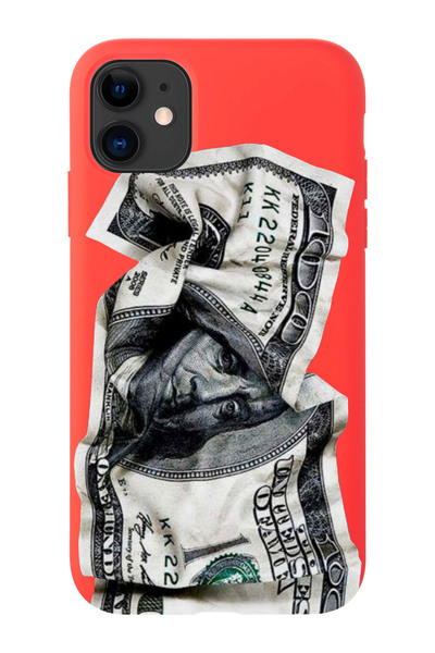 shoptocase Iphone 11 Uyumlu Dolar Desenli Lansman Silikon Telefon Kılıfı