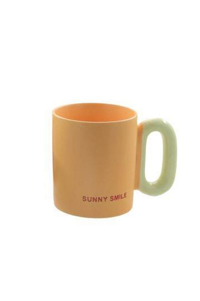 The Mia Macaron Porcelain Mug Yellow 330 ml