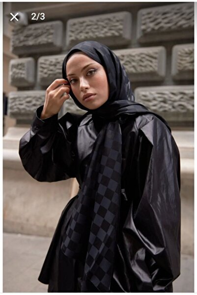 Nilbutik Σάλι ζακάρ βαμβακερό με σχέδιο σκακιέρας