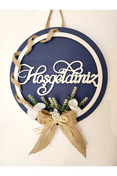 HD Different Kapı Süsü  Dekoratif Ahşap Hoşgeldiniz Kapı Süsü - Dış Kapı Süsü - Çelik Kapı Süsü