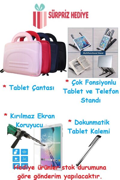 DUHALINE Lenovo Tab M11 11" TB330FU Tablet İçin Uyumlu Slim Şarjlı Türkçe Bluetooth Klavye ve Mouse Seti