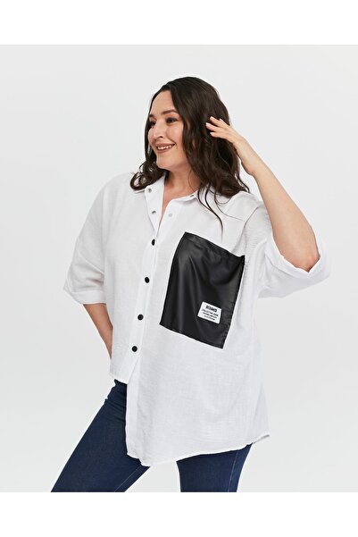 Esina Women's Linen Shirt Oversize