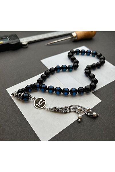 KehribarSanat Sürmeli modeli kehribar tesbih isme özel isimli harfli tasarım ...