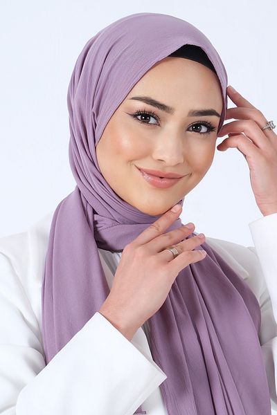 HAREM SCARF Σκούρο λιλά ασιατικό σάλι