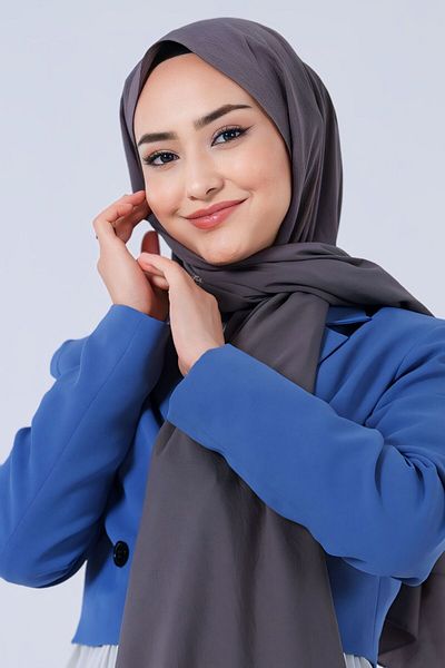 HAREM SCARF Ασιατικό σάλι ανθρακί
