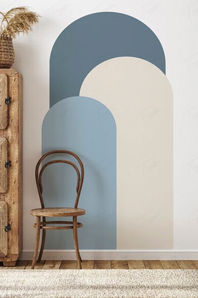 TUGİBU Boho Themed Oval Wall Sticker