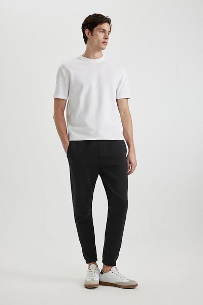 DeFacto Relax Fit Flexible Leg Thick Sweatshirt Fabric Sweatpants U7438az24sp