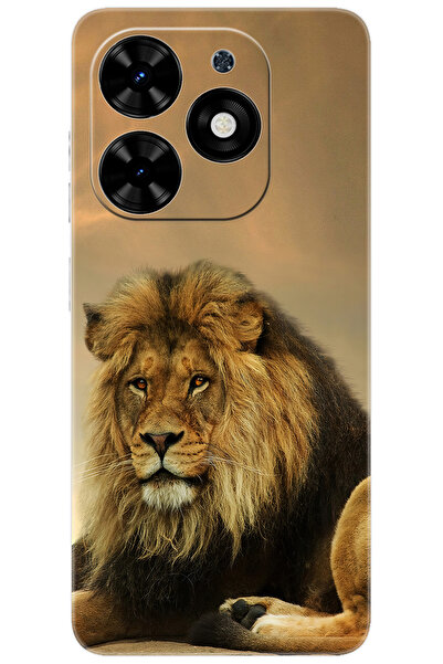 TECNO Spark GO 2024 (BG6) Uyumlu Kılıf Desen Baskılı Silikon Kral Aslan STK:207 CP-ODEZd8z