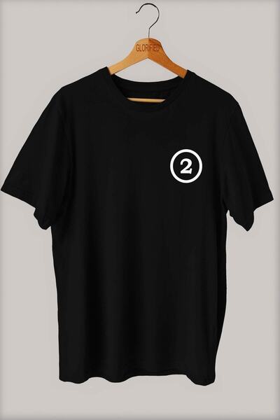 donamod Broj 2 Štampano Oversize kroj T-shirt (T-shirt) 100% pamuk