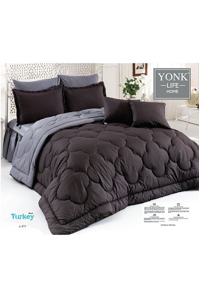 Zarif Home Σετ ύπνου Natural Ranforce Battal Size-απλό-διπλής όψης