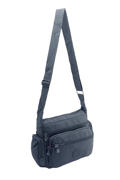 Baginn Geantă Messenger pentru damă cu curea încrucișată, cu buzunare multiple, țesătură Kılinkır, 25 cm lățime