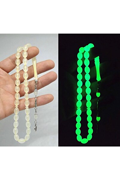 BAYİRGOLD Kedigözü Fosforlu Tesbih Gece Parlayan