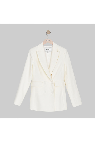 İpekyol Ipekyol 106015 Kadın Ceket Ekru