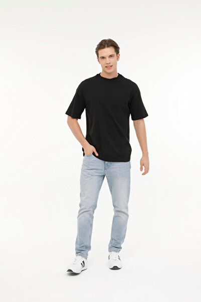 Kinetix MB 11BS102 4FX Μαύρο ανδρικό κοντομάνικο μπλουζάκι