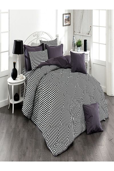 Zarif Home Classic Ranforce Διπλό Σετ ύπνου - Απλό/ριγέ