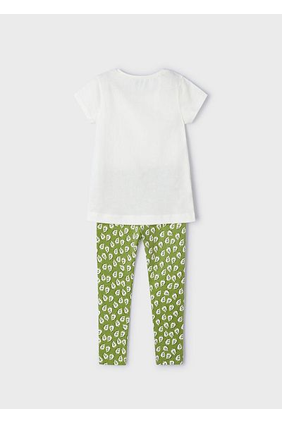 MAYORAL Girl's T-Shirt Tights 2-Piece Set 3711