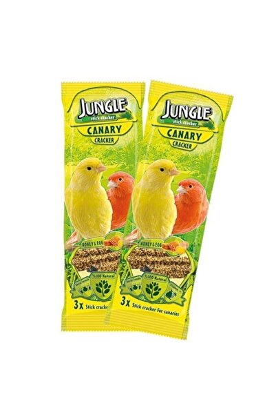 Jungle Ballı Kanarya Krakeri Paket İçi 3Lü, 2Paket (6adet)