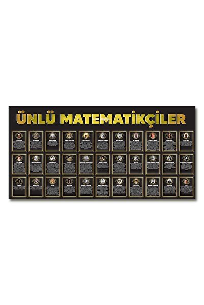 okularenkkat Ünlü Matematikçiler Posteri