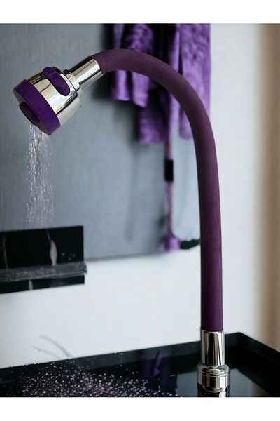 BugünAl Purple Kubar Silicone Faucet Head