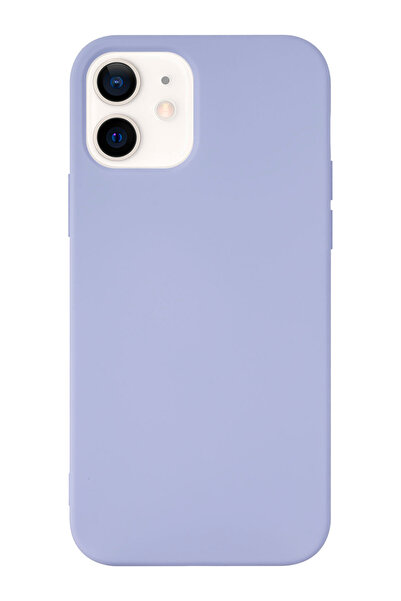 shoptocase Iphone 12 Lansman Lila Renk Telefon Kılıfı