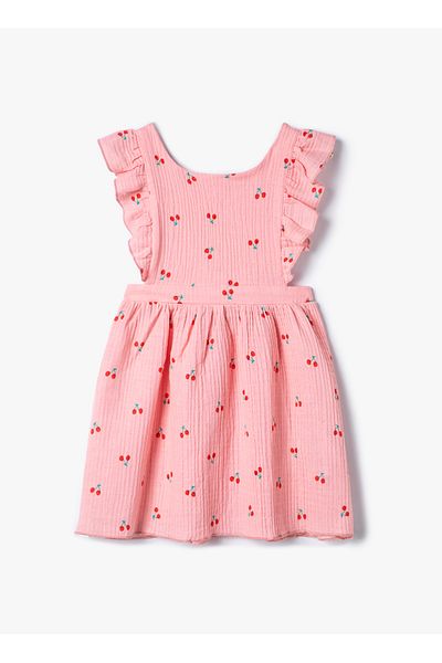 Koton Pink Women's Above Knee Dress 4SMG80037AW