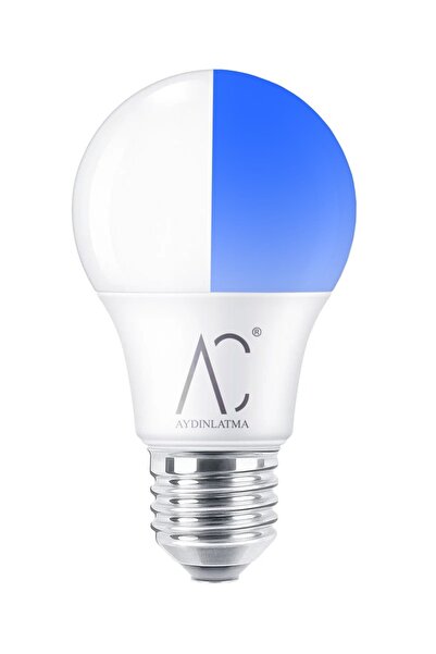 AC AYDINLATMA 10w+1w Gündüz Ve Gece Ampulü Beyaz - Mavi Işık