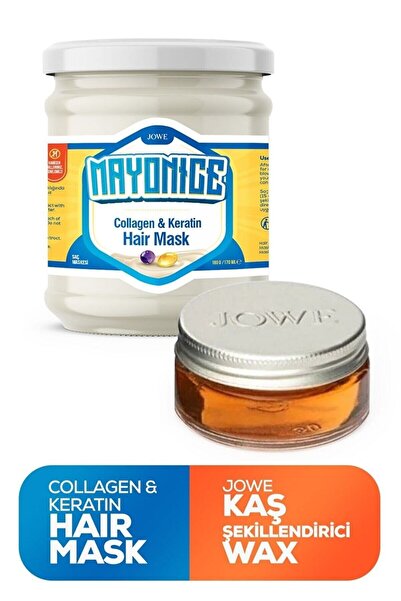 JOWE Mayonice Saç Ve Kaş Waxı Ikili Ürünü