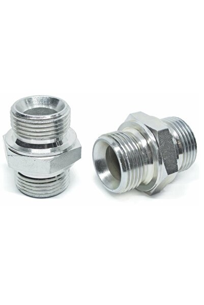 DES HİDROLİK BSP 3/8 ARA NİPEL (ÇELİK)