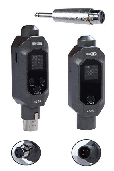 Hepa-Merz Hepa Merz HG-20 Kablosuz Mikrofon Sistemi Alıcı Verici