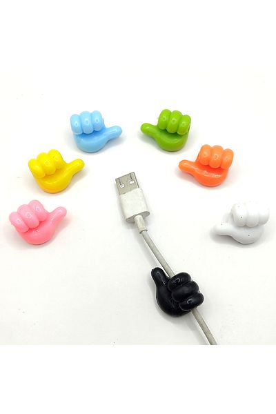 Limmy Colorful Practical Adhesive Cable Holder - 3 Pieces
