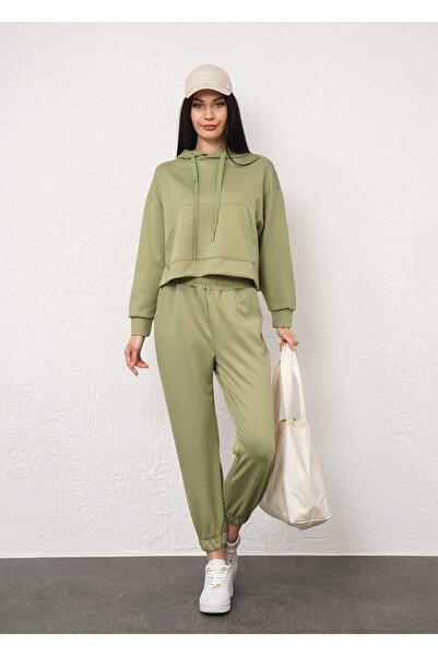 ZICCHO Σετ αθλητικής φόρμας Modal με πράσινη μαλακή υφή