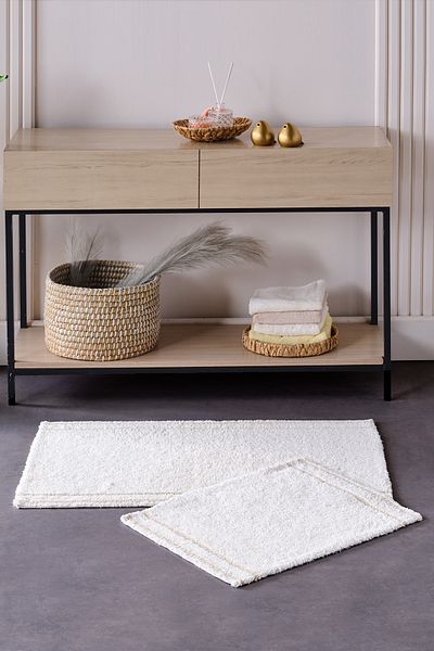 Doqu Home Χαλάκι μπάνιου Doquhome Dora Cream & Mink 60x100cm