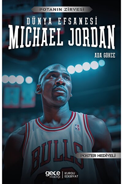 Gece Kitaplığı Michael Jordan - Dünya Efsanesi / Ada Gökce / Kurgu Roman / PO...