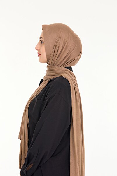 Sensu Hidžáb praktický hotový česaný bavlněný šátek na zacvaknutí