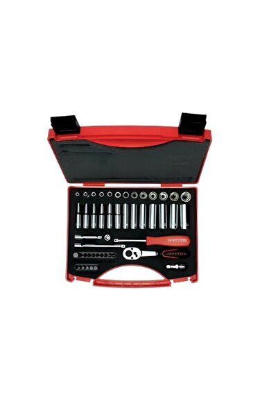 İzeltaş 1/4” Altı Köşe Lokma Anahtar ve Bits Set (48 parça, mm)