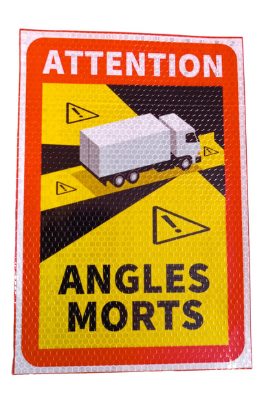 POLATLI OTO AKSESUAR Angles Morts Tır Uyarı Etiketi - Tır Kör Nokta Etiketi R...