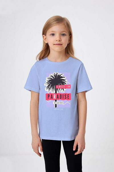 ADABEBEK Tricou pentru fetiță cu ursuleț de pluș cu detalii cu raze X