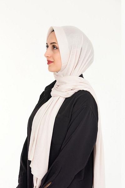 Sensu Hijab Practical Snap-on Έτοιμο χτενισμένο βαμβακερό σάλι