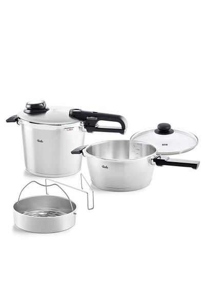 Fissler Vitavit Premium 6 L + 3.5 L Pressure Cooker Set