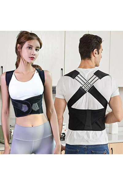 SAUNA SUIT Yeni Nesil Kambur Önleyici Dik Duruş Korsesi Ortopedik Unisex Ayar...