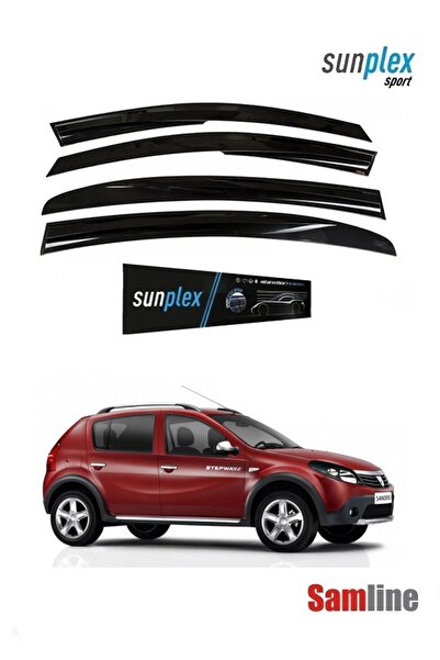 SUNPLEX Dacıa Sandero -Stepway 2009 Modeller için Cam Rüzgarlığı Takımı 4'lü Set