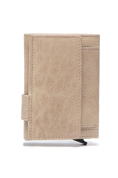 The Chesterfield Brand Antique Buff Credit card case RFID protection Leather 7 cm