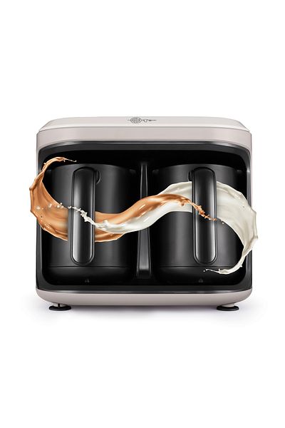 Karaca Hatır Hüps Duet Türkische Kaffeemaschine Beige 1400W Kaffeevollautomat-Coffee Maker, Türkisch