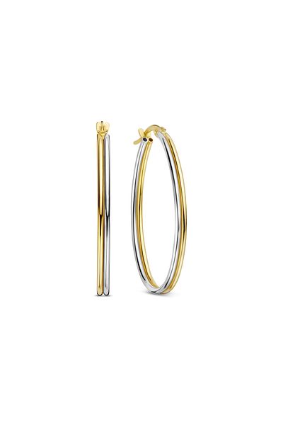 Isabel Bernard Rivoli Flori 14 Karat goldene Creolen IB360257
